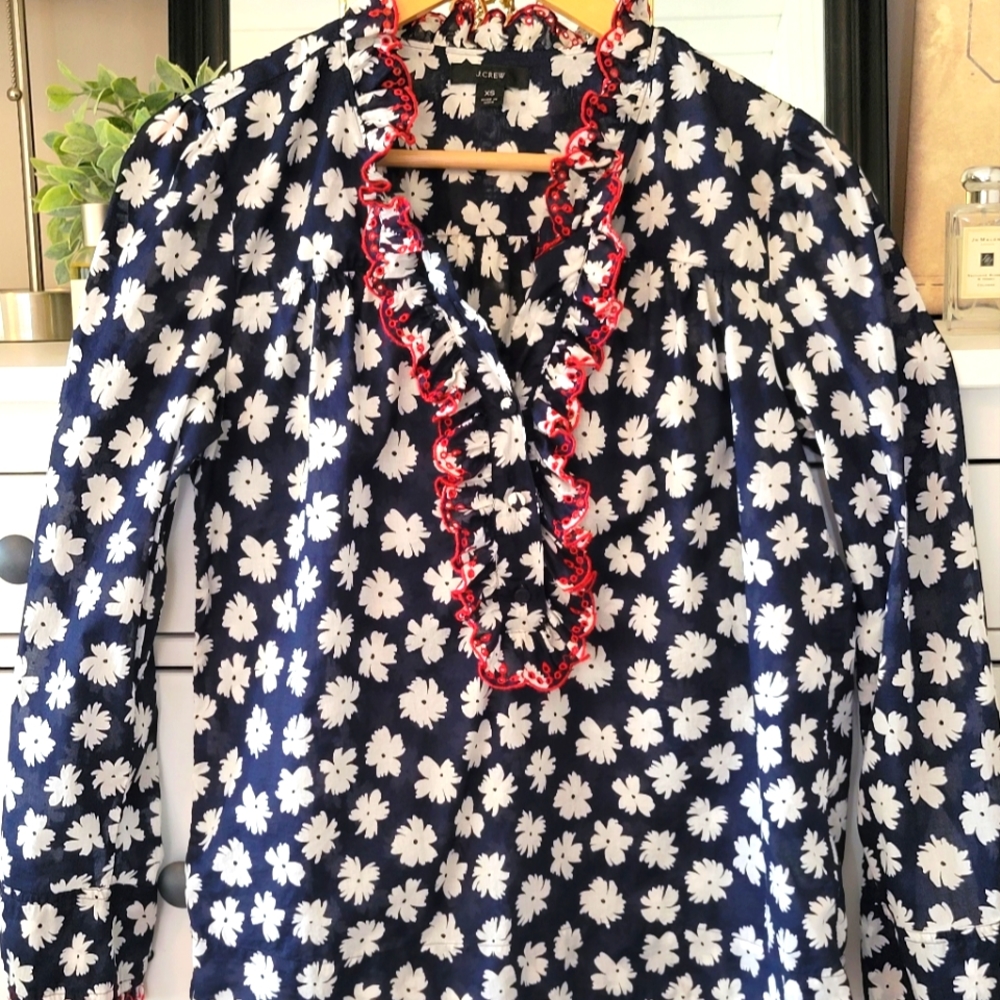 J Crew popover sz 2